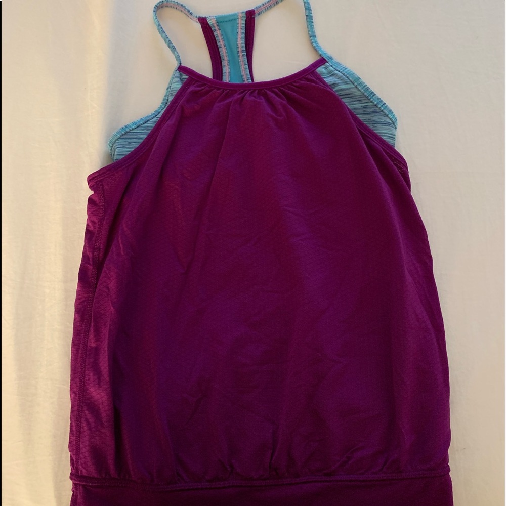 Ivivva Athletica Tank Top with Built In Sports Bra